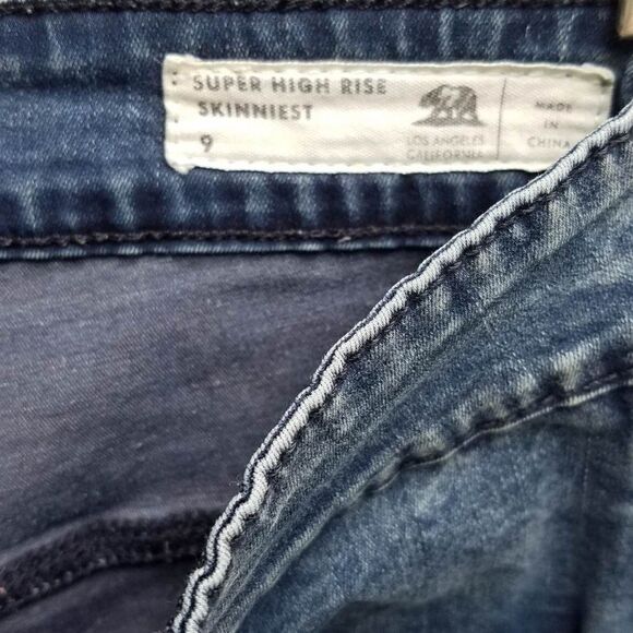 Bullhead Denim Super High Rise Skinniest Jeans Size 9 - Picture 11 of 14